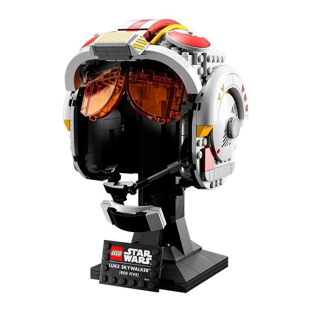 Star Wars Lego Casco de Luke Skywalker Edades 18+ # 75327 Artículo 675 Piezas Rojo Cinco | FKS-965107